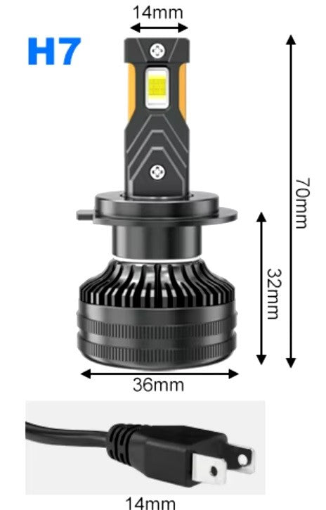 LED žárovka H7