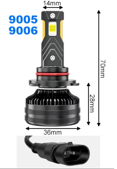 LED žárovka 9005/9006